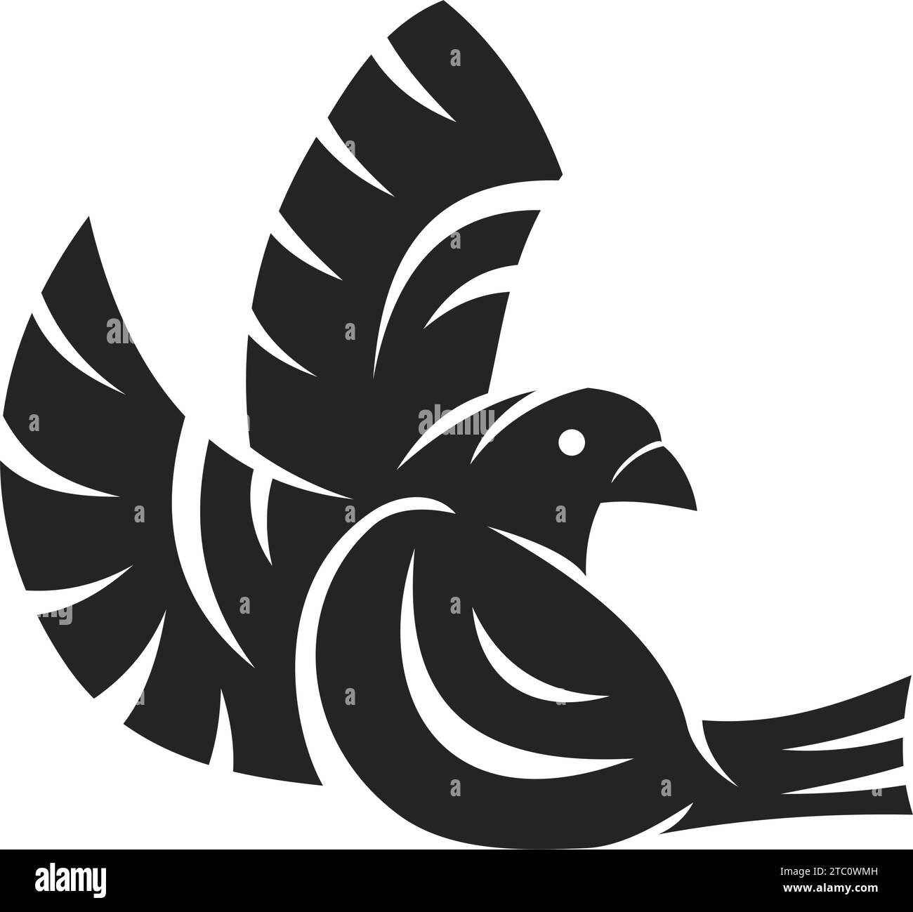 Canary Bird Logo template Isolated. Brand Identity. Icon Abstract