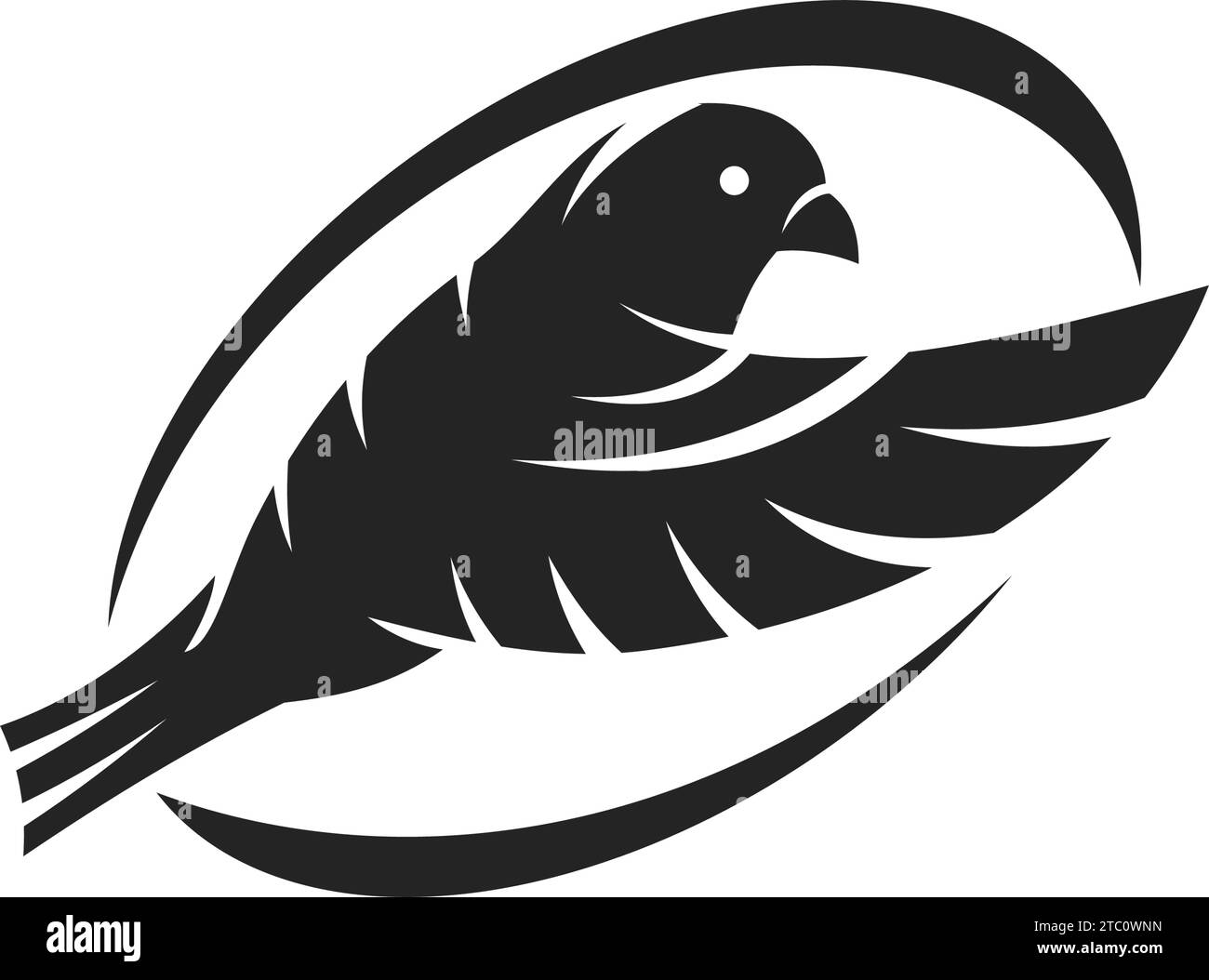 Canary Bird Logo template Isolated. Brand Identity. Icon Abstract