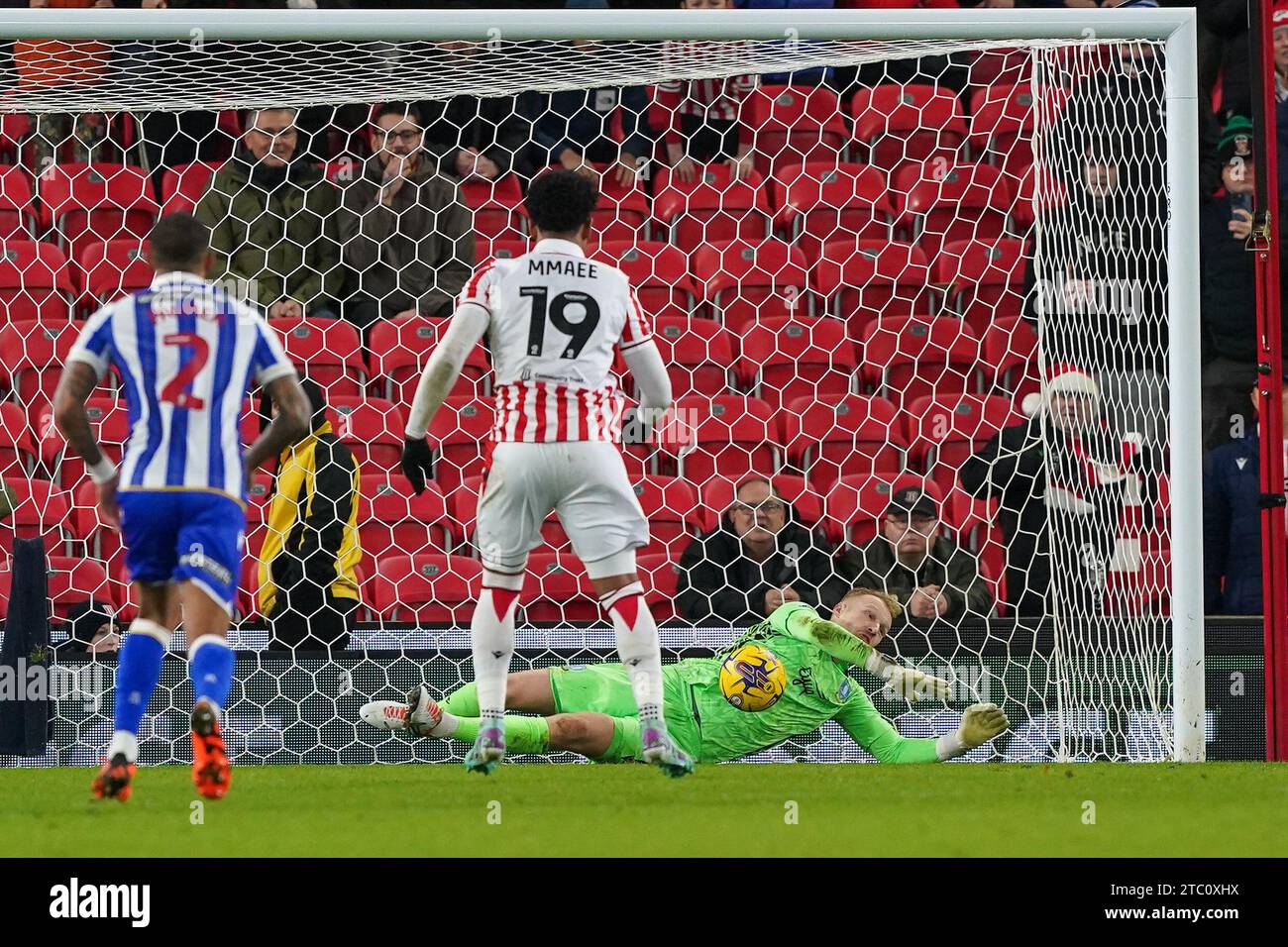 Stoke On Trent, UK. 09th Dec, 2023. Sheffield Wednesday goalkeeper ...
