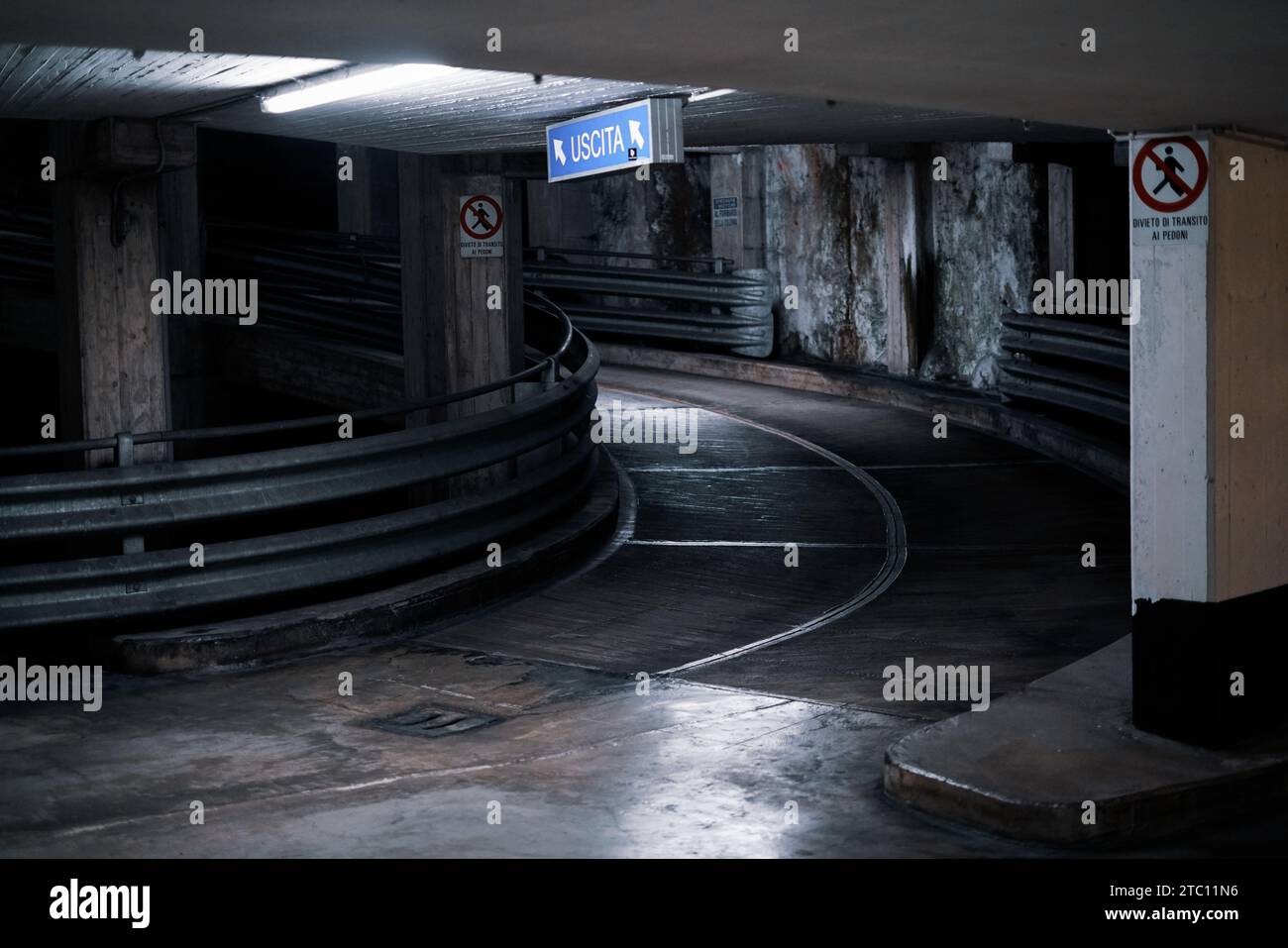 Underground car park Stock Photo Alamy