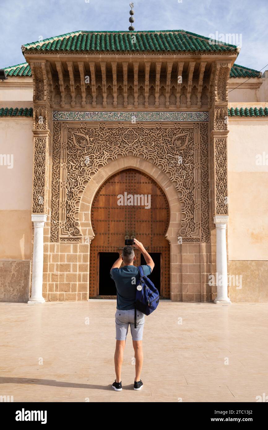 Meknes, Moulay Ismail Shrine, Morocco Stock Photo