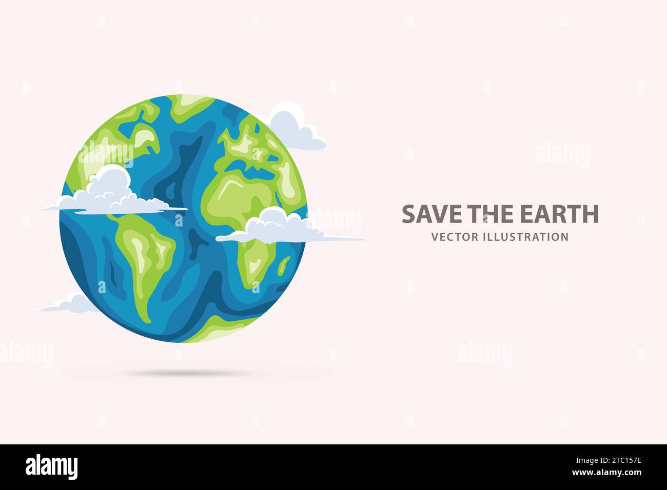 World environment and earth day, Save Earth concept vector illustration Stock Vector