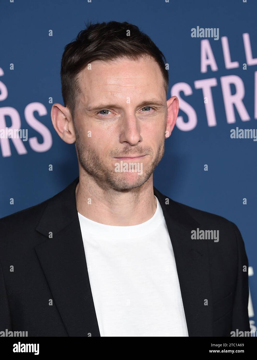 Los Angeles, USA. 09th Dec, 2023. Jamie Bell arriving at the “All Of Us ...