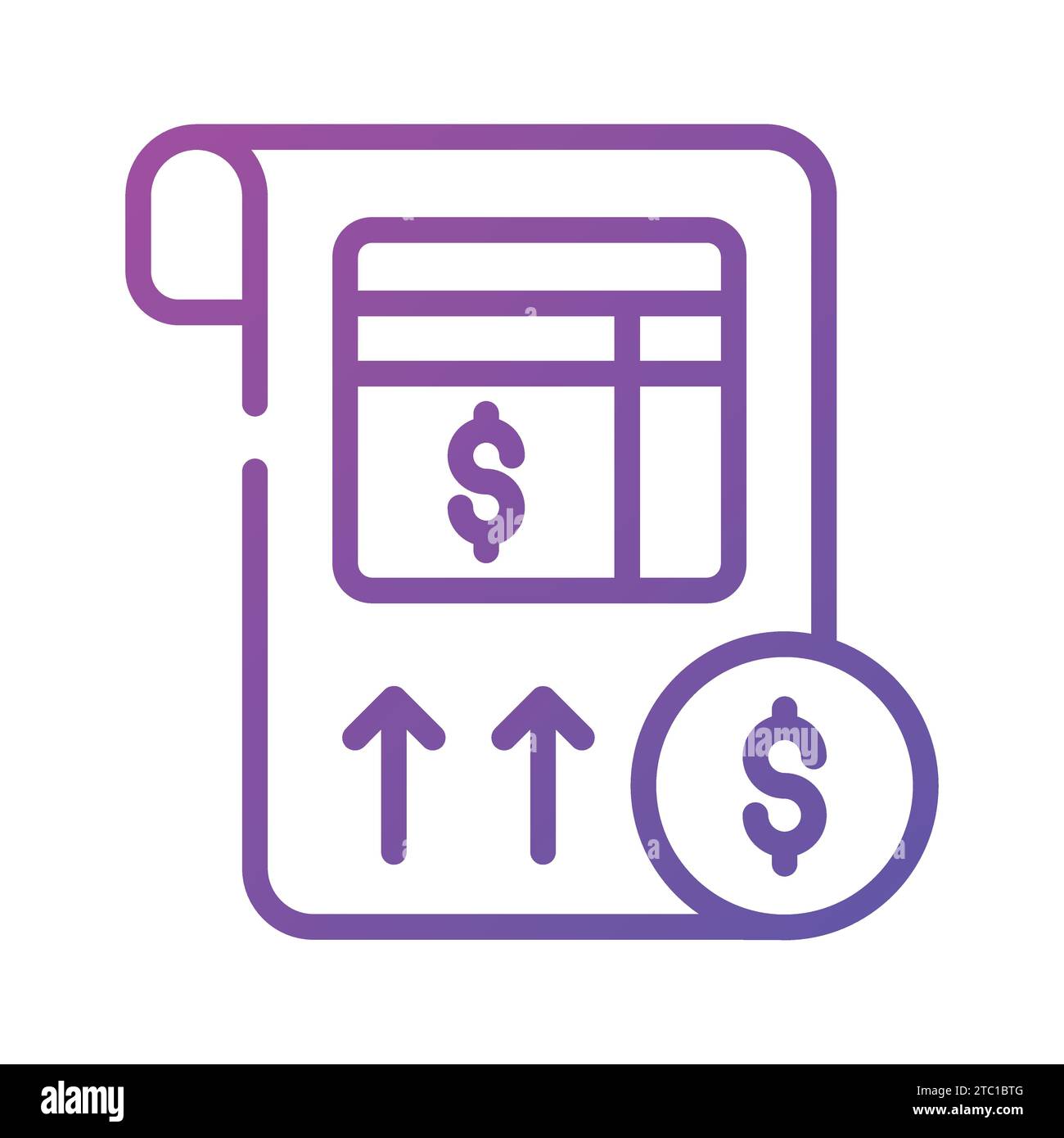 Grab this beautiful icon of balance sheet in modern style, premium vector. Stock Vector