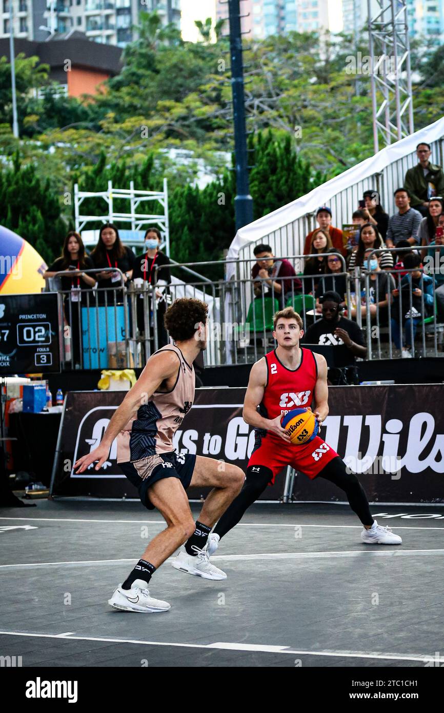 2023 FIBA 3x3 Hong Kong Masters - Team Princeton Stock Photo