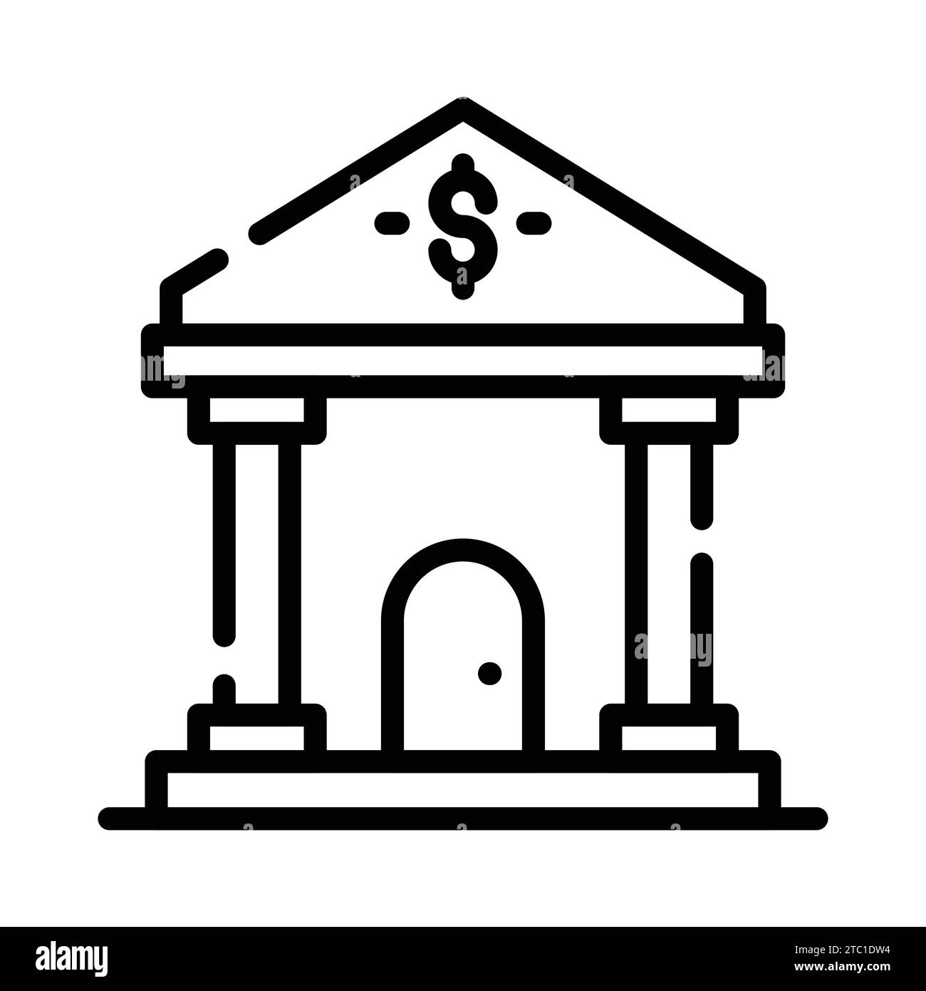 Pillars building Stock Vector Images Alamy
