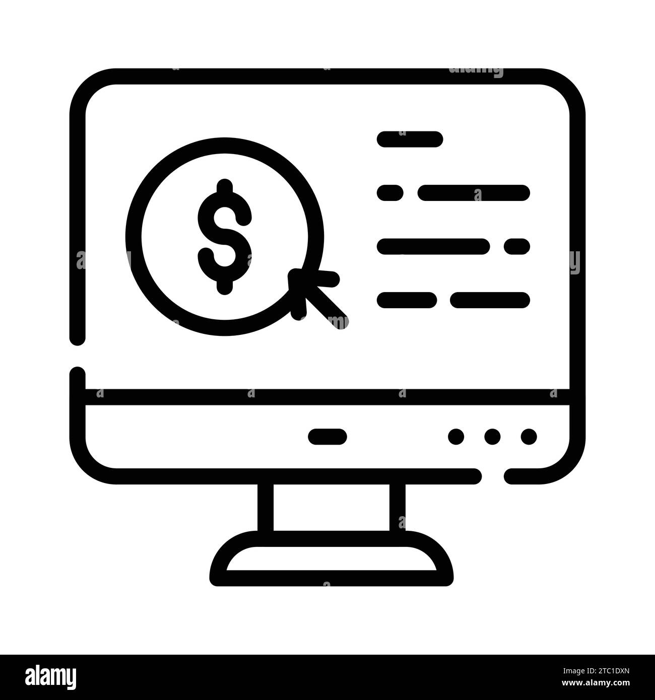 Grab this trendy accounting software icon design in editable style