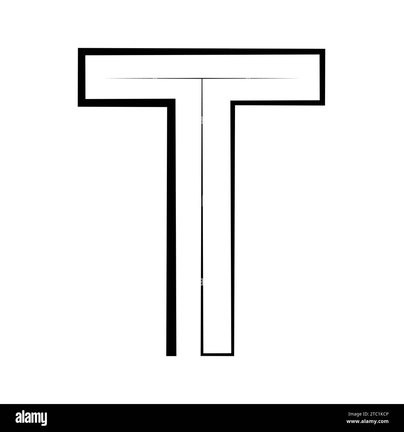 T logo studio, letter t design icon logotype technology font Stock Vector