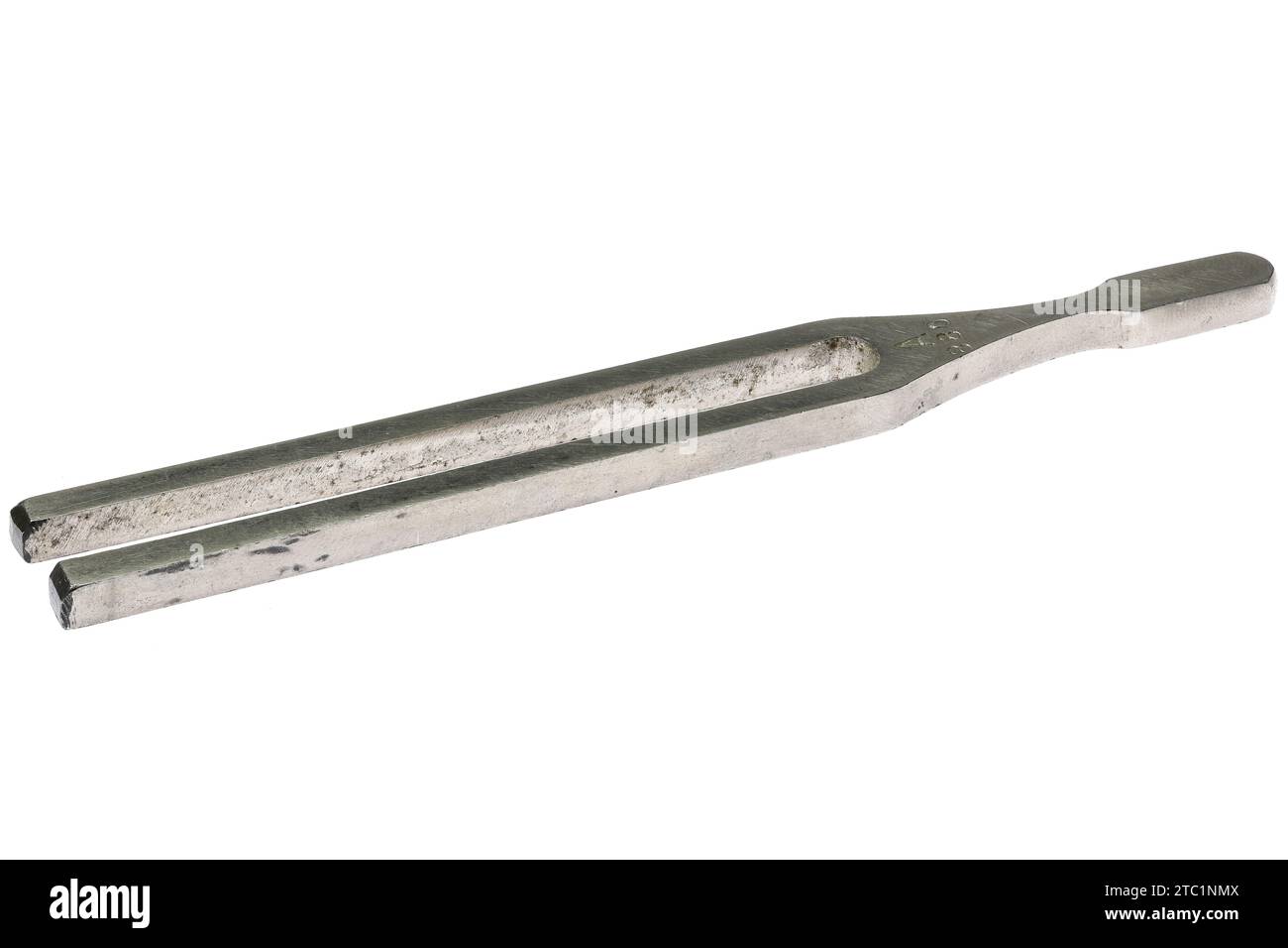 vintage tuning fork isolated on white background Stock Photo Alamy