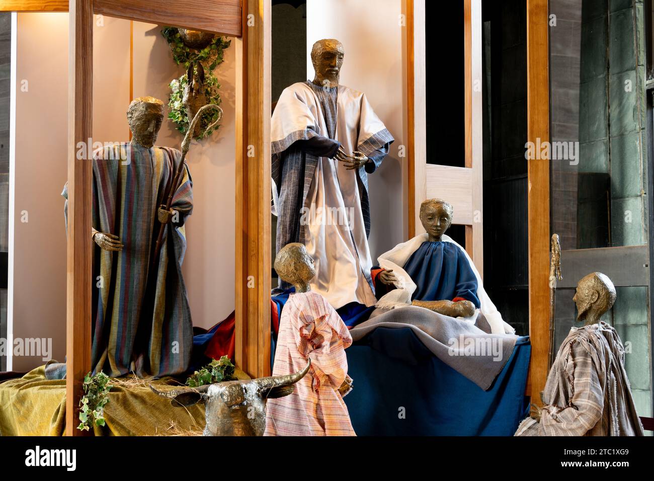 The Coventry Crib, Coventry Cathedral, West Midlands, England, UK Stock