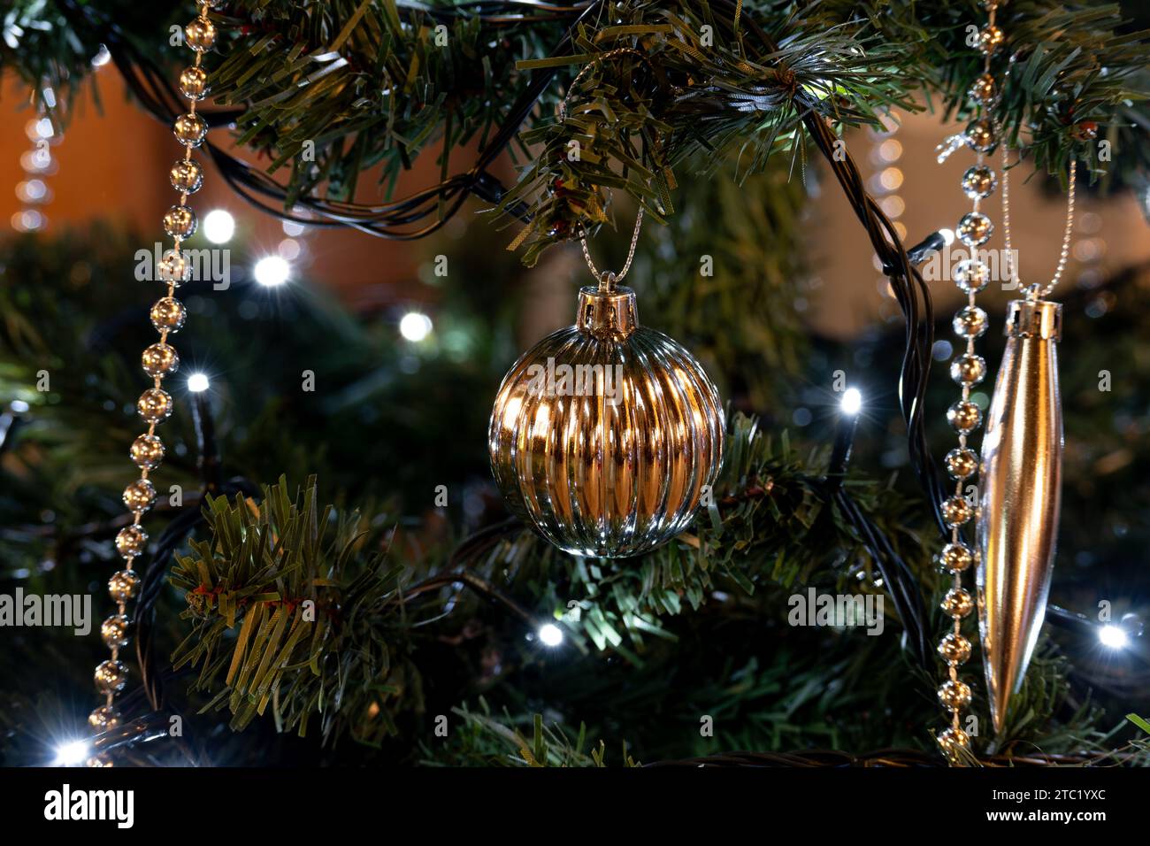 Bauble Chrtistmas tree decoration. Stock Photo