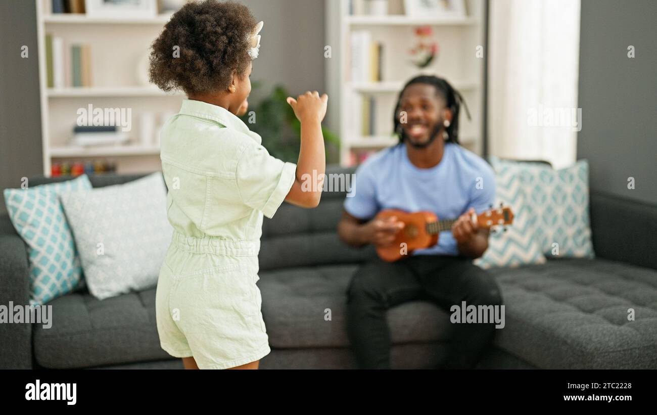 African american father dancing hi-res stock photography and images - Alamy