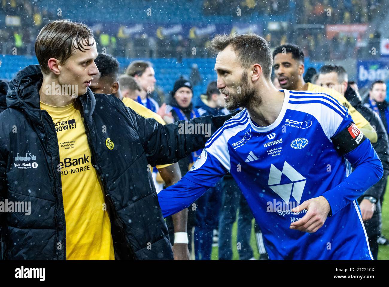 Oslo, Norway. 09th Dec, 2023. Magnus Wolff Eikrem (R) of Molde seen after the Norwegian Cup final 2023, the NM Menn final, between FK Bodoe/Glimt and Molde FK at Ullevaal Stadion in Oslo. (Photo Credit: Gonzales Photo/Alamy Live News Stock Photo