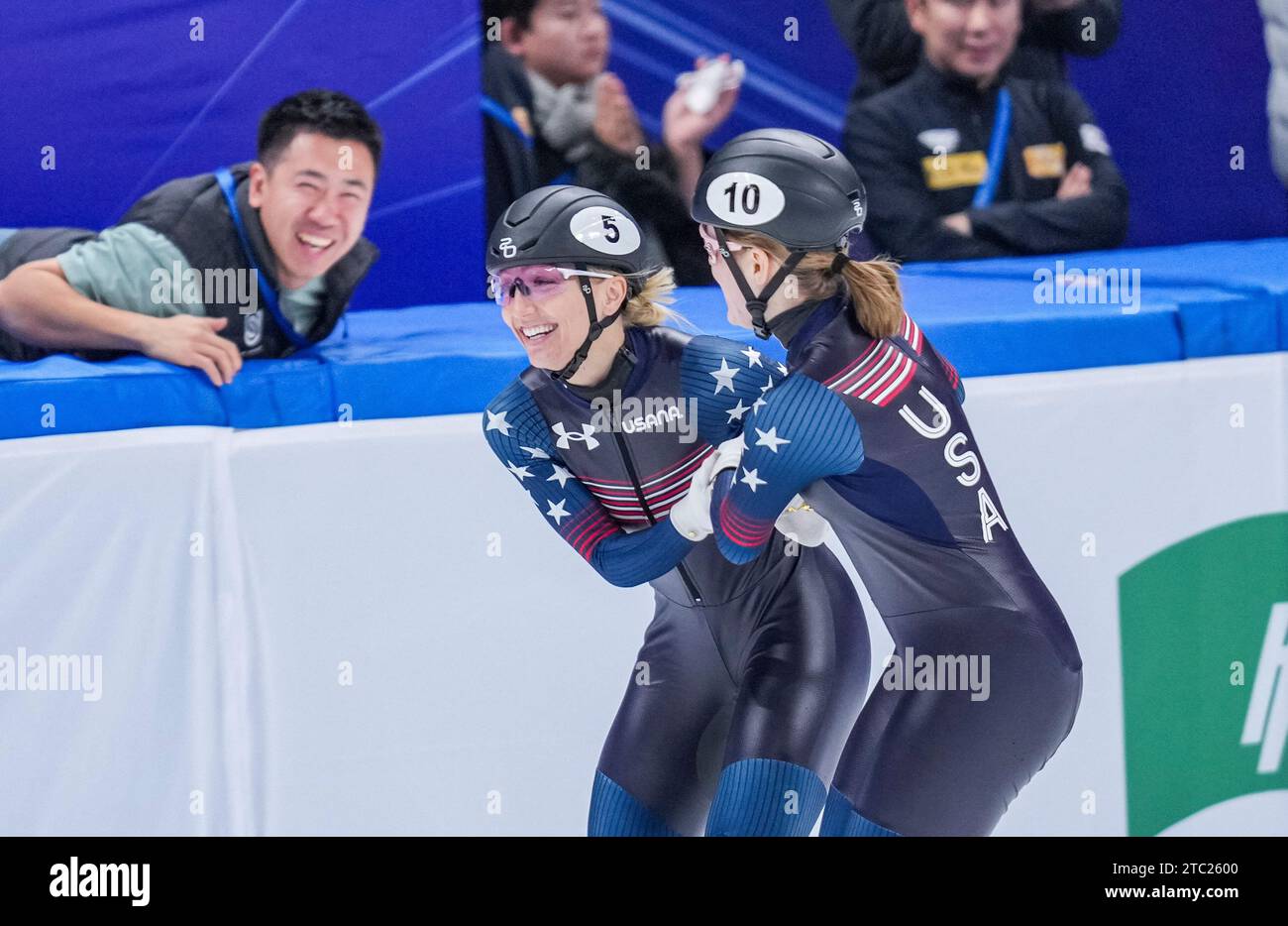 Beijing, China. 10th Dec, 2023. Kristen Santos-Griswold (L) And Corinne ...