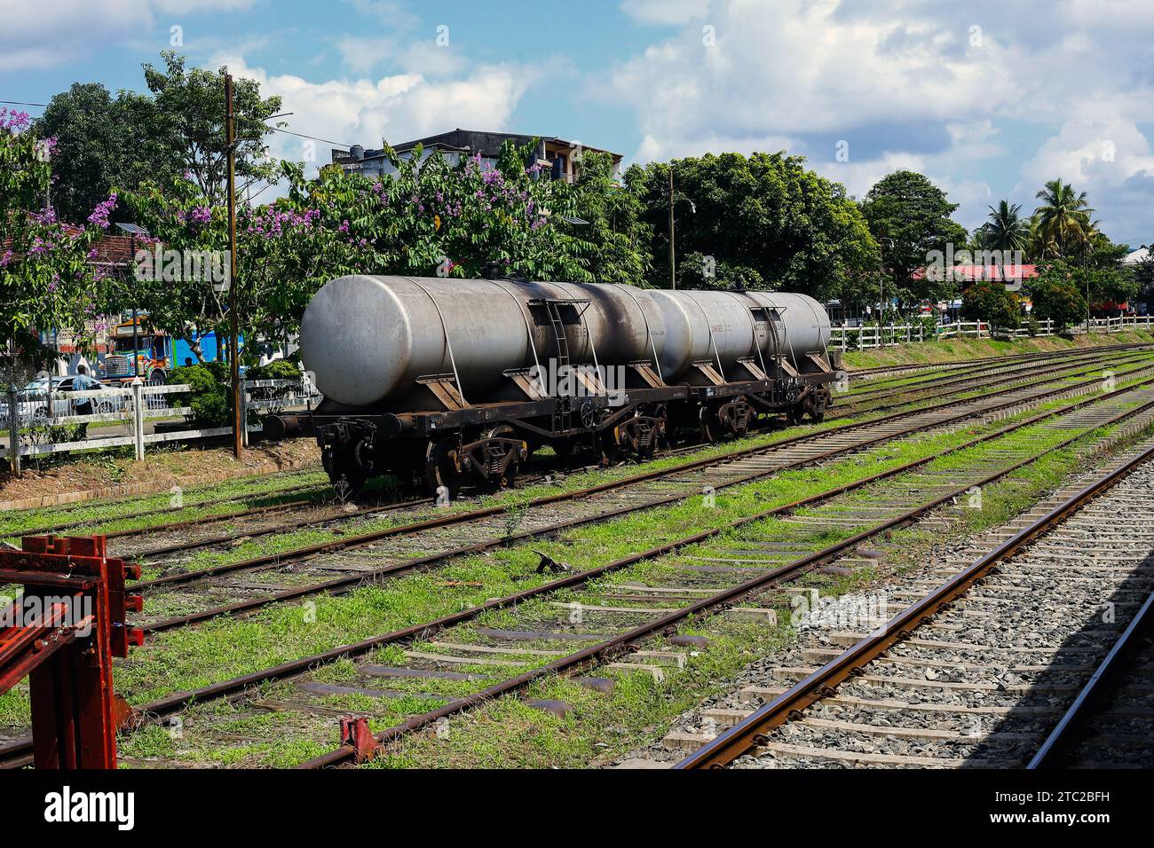 Special train used for petroleum and fuel to Sri Lanka Stock Photo Alamy