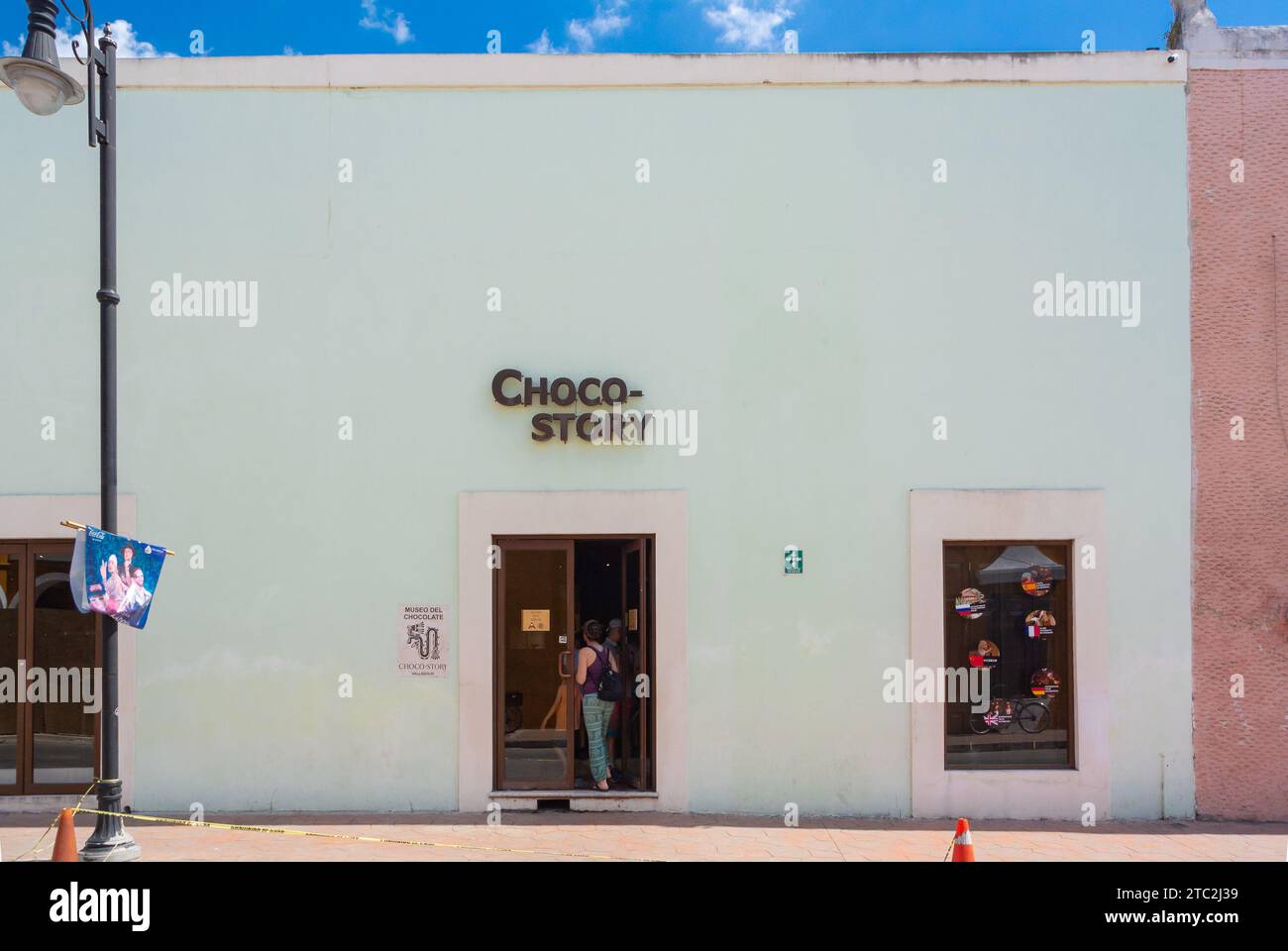 Valladolid, Yucatan, Mexico, The architecture of choco story that is a