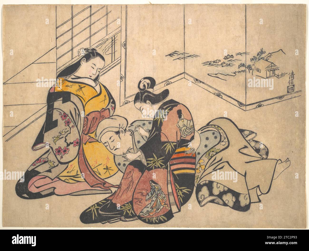 Print 1949 by Torii Kiyonobu I Stock Photo Alamy