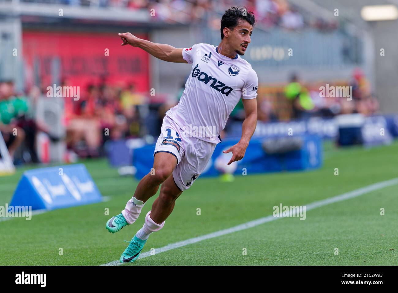 Sydney, Australia. 10th Dec, 2023. Daniel Arzani of Melbourne Victory in action during the A-League Men Rd7 between the Wanderers and Melbourne Victory at CommBank Stadium on December 10, 2023 in Sydney, Australia Credit: IOIO IMAGES/Alamy Live News Stock Photo