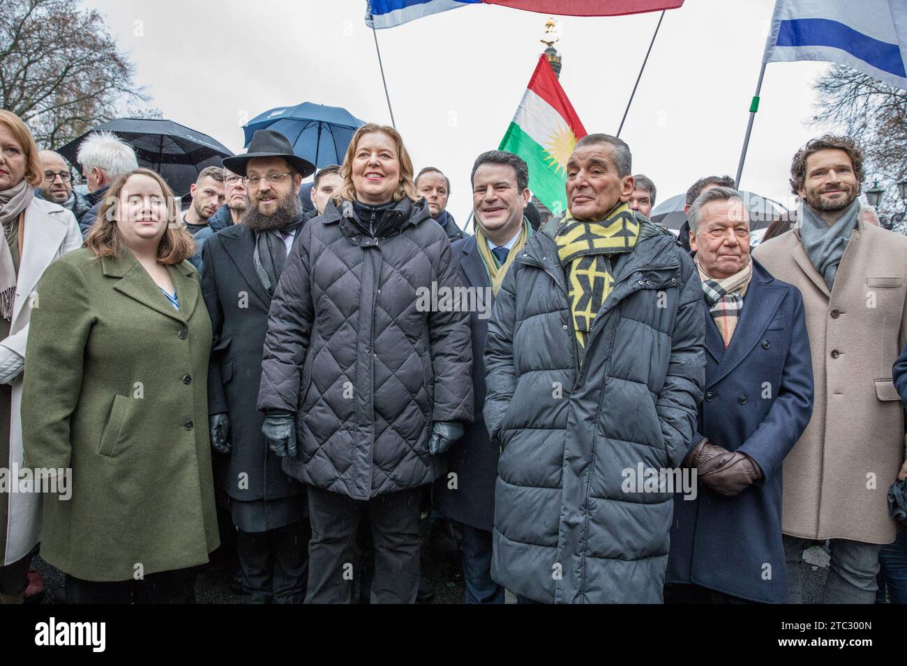 At the recent solidarity protest in Berlin, a remarkable assembly of(07)