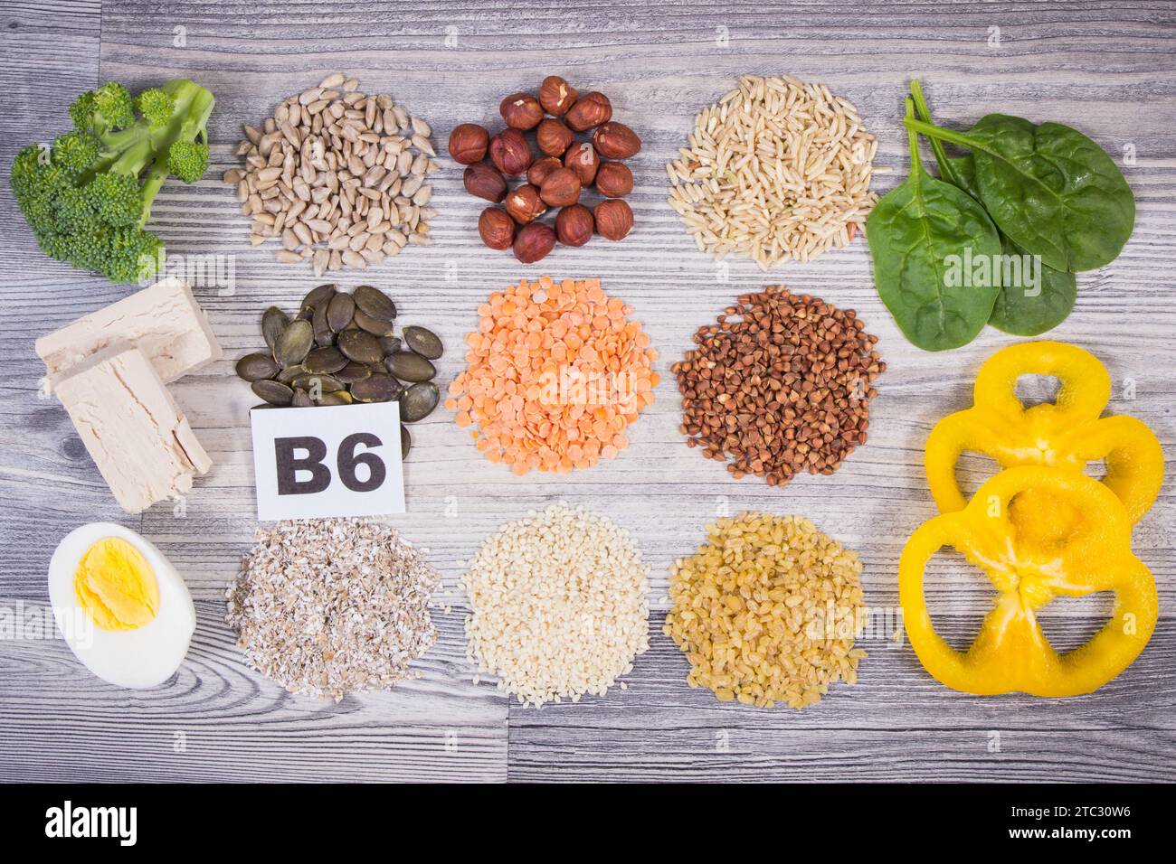 Healthy nutritious food as source natural vitamin B6, dietary fiber and