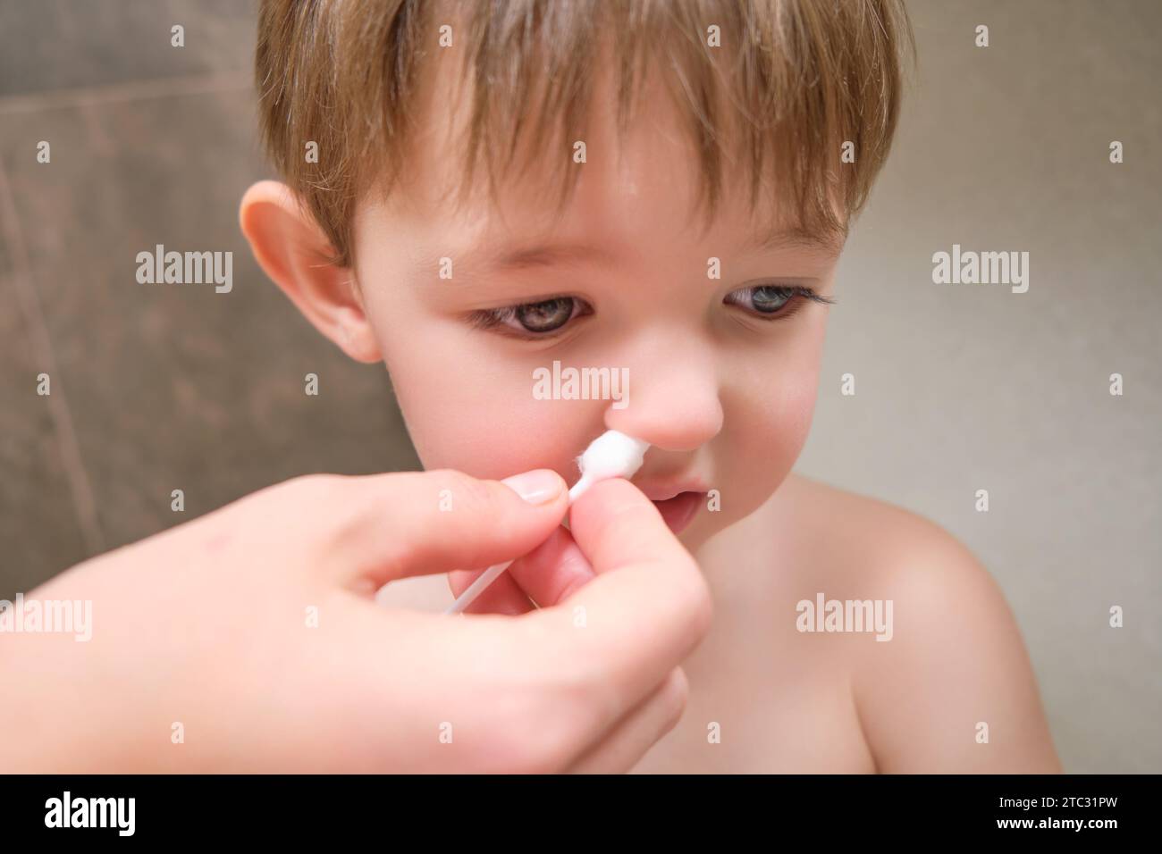 Clean baby nose stock image. Image of clean, months, parent - 30503519