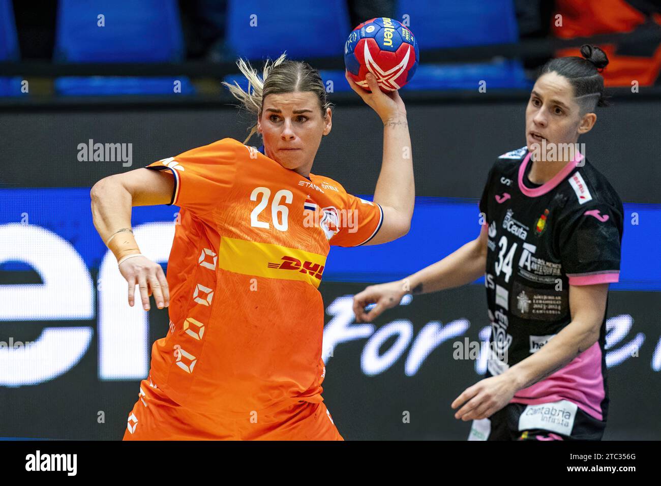 FREDERIKSHAVN Angela Malestein of the Netherlands against Alicia