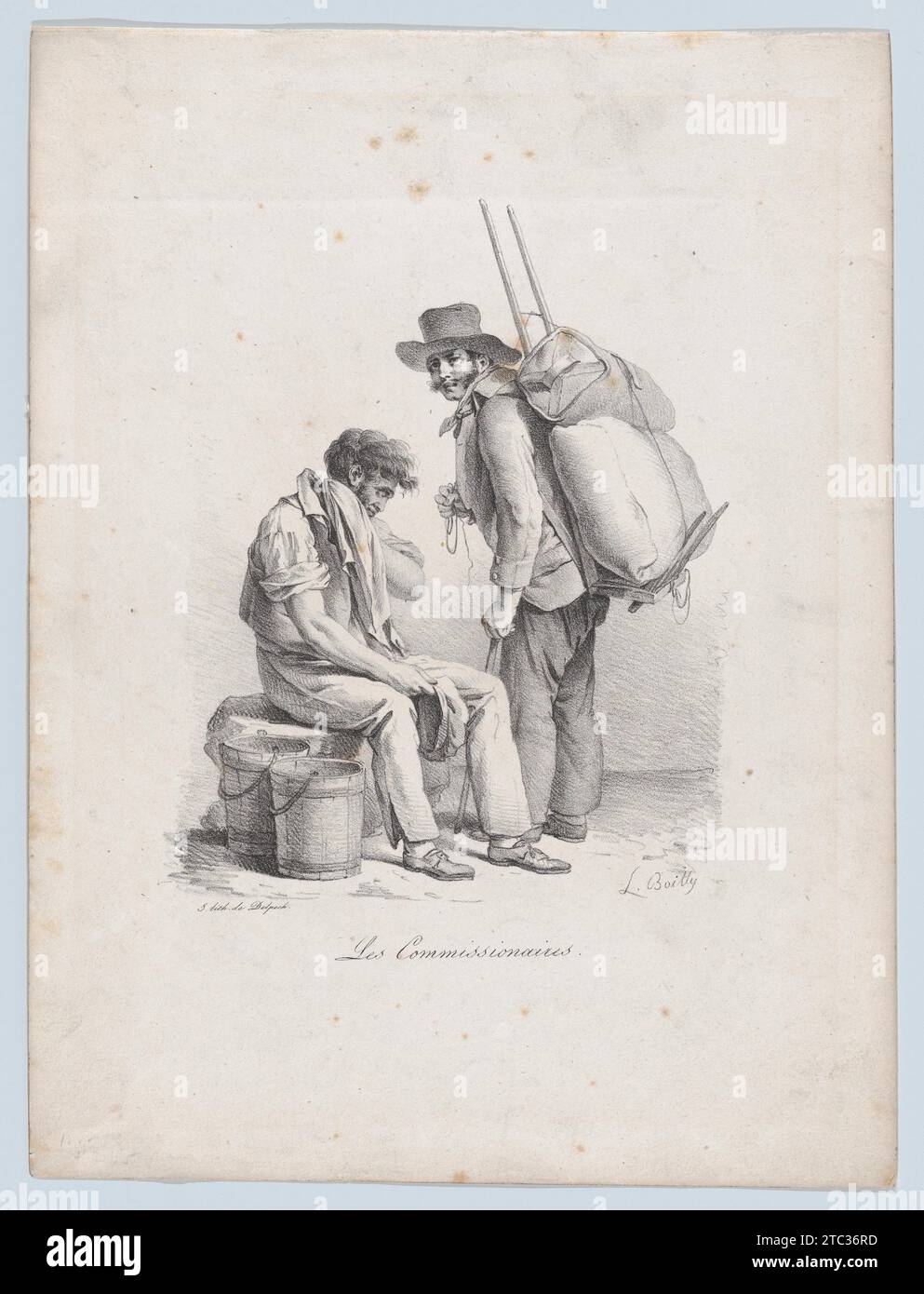 Hired Hands 1959 by Louis Leopold Boilly Stock Photo