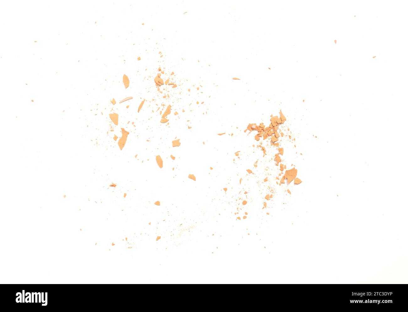 Small fragments of broken pottery, isolated on white Stock Photo Alamy