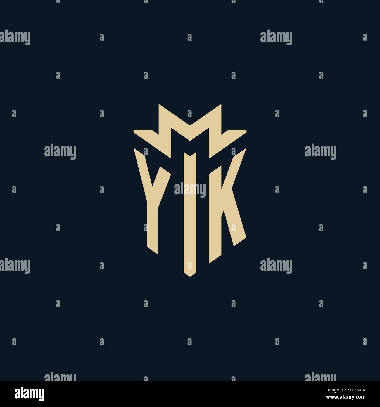 Yik logo design hi-res stock photography and images - Alamy
