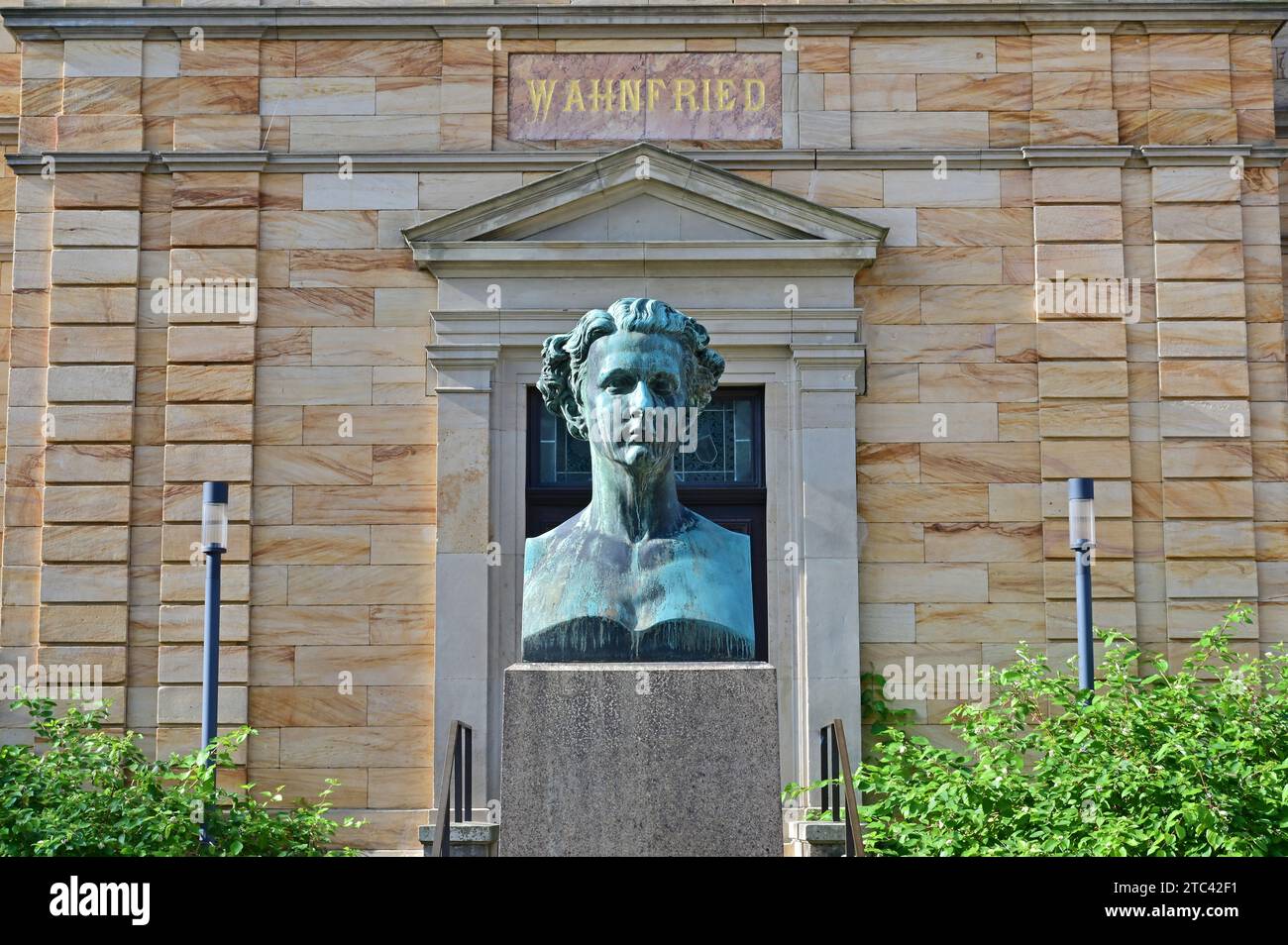 Richard Wagner's home, the Wahnfried House, in Bayreuth, Bavaria Stock ...