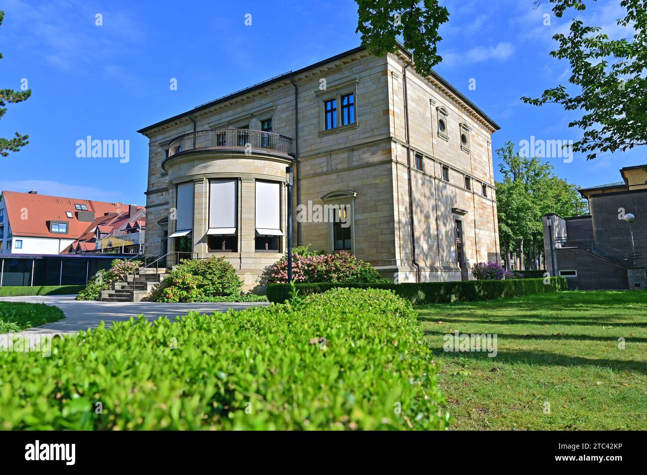 Richard Wagner's home, the Wahnfried House, in Bayreuth, Bavaria Stock ...