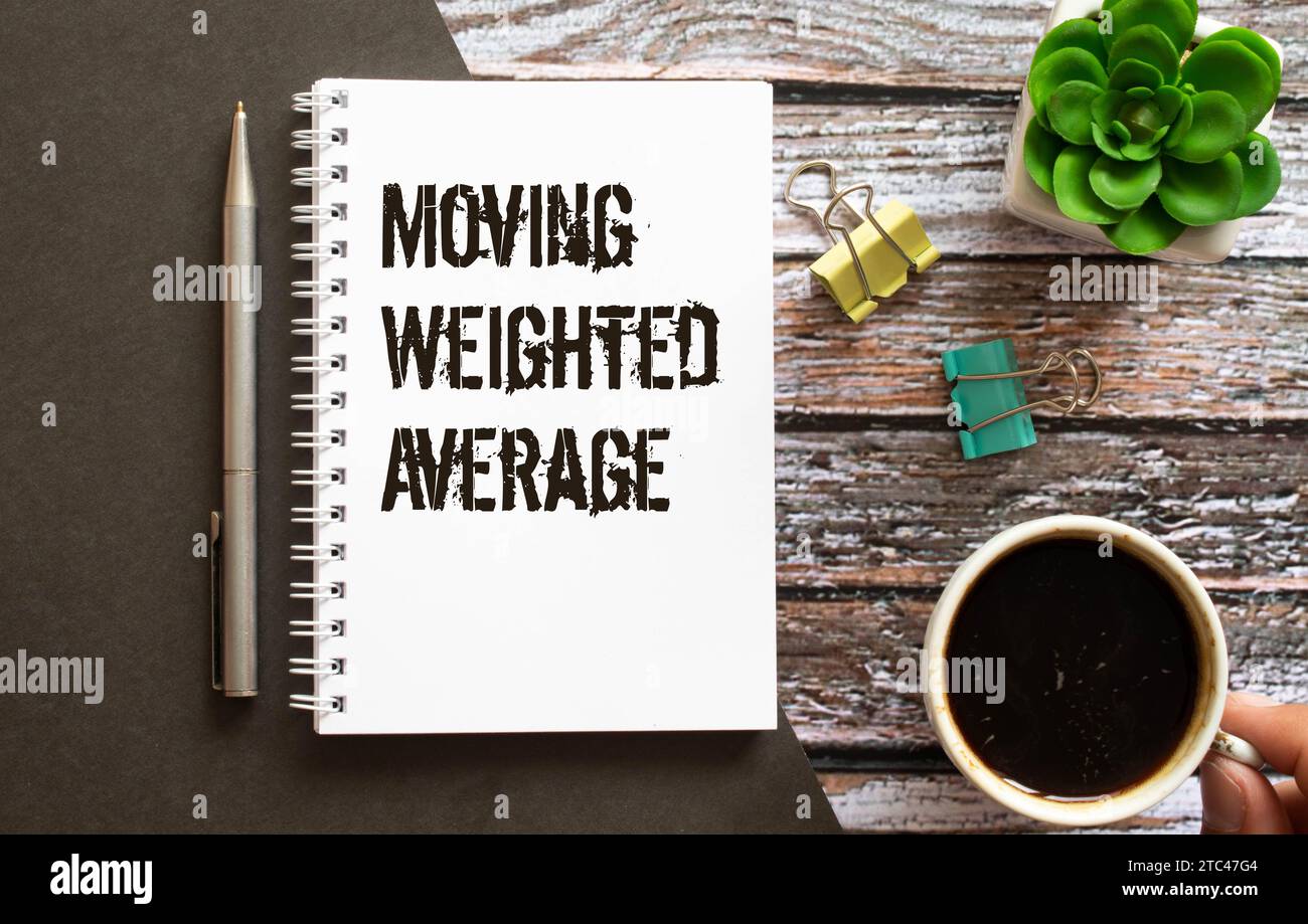 Text Moving Weighted Average On Paper Stock Photo Alamy Text moving weighted average on paper stock photo alamy
