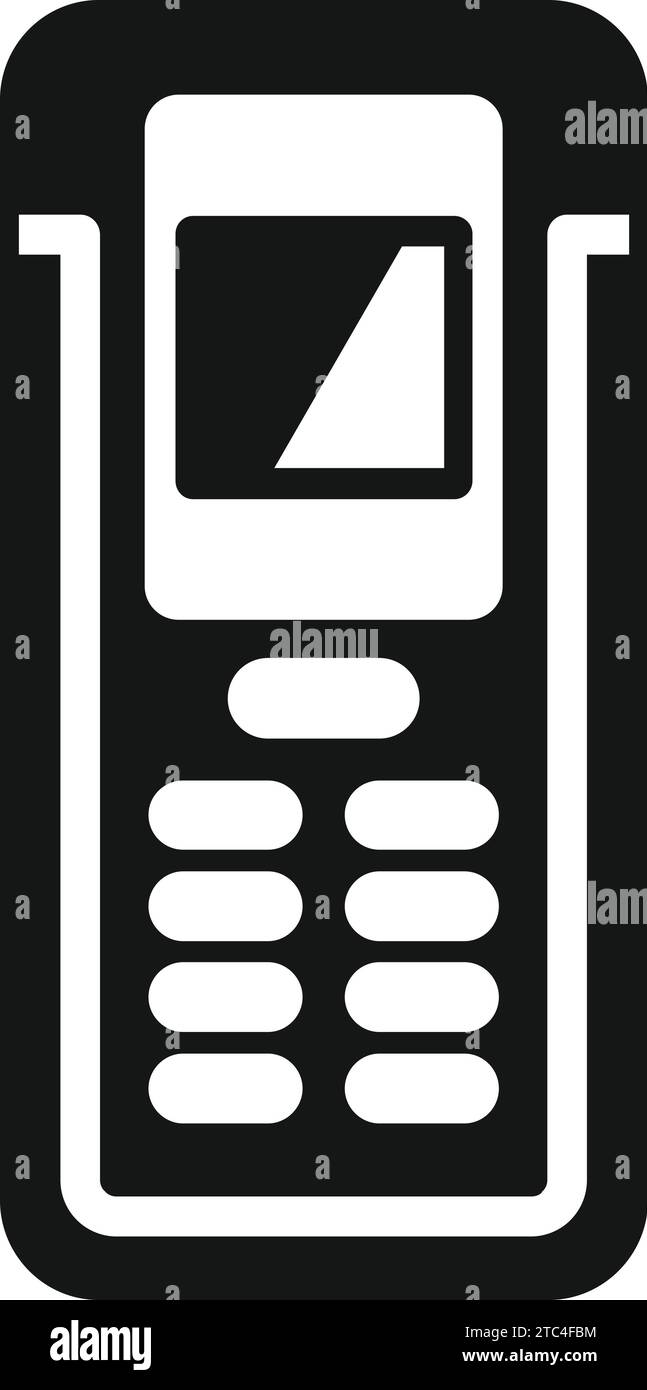 Water laser meter icon simple vector. Instrument scanner. Electric ...