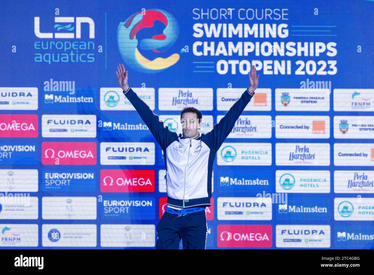 at the LEN Short Course European Championships 2023 on December 10