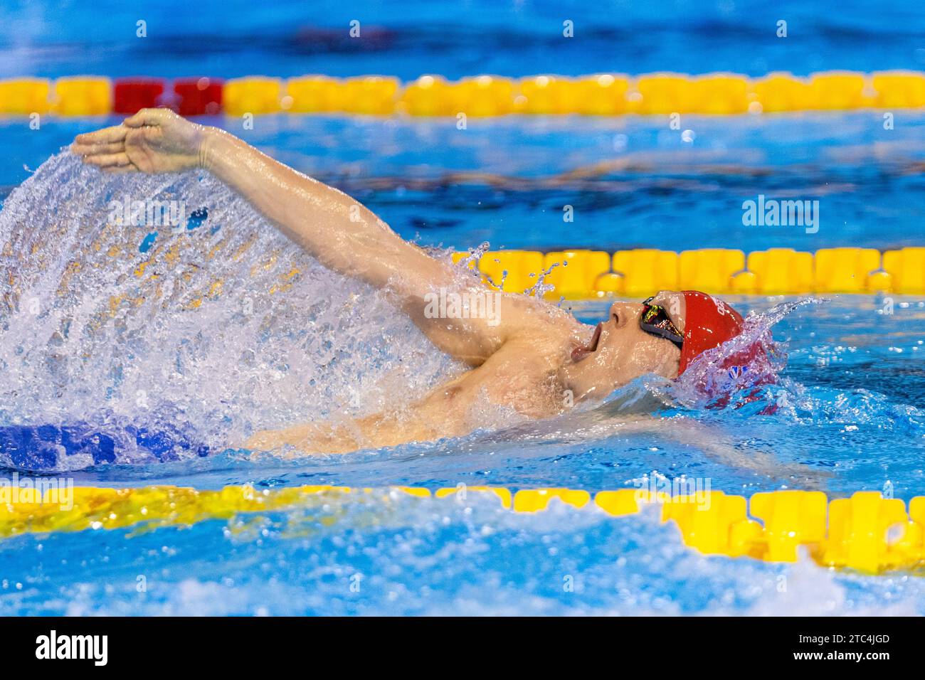 Greenbank Luke of Great Britain during Menâ€™s 200m Backstroke at the