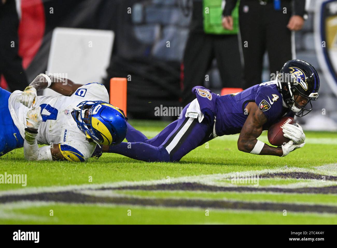 Baltimore, United States. 10th Dec, 2023. Baltimore Ravens wide