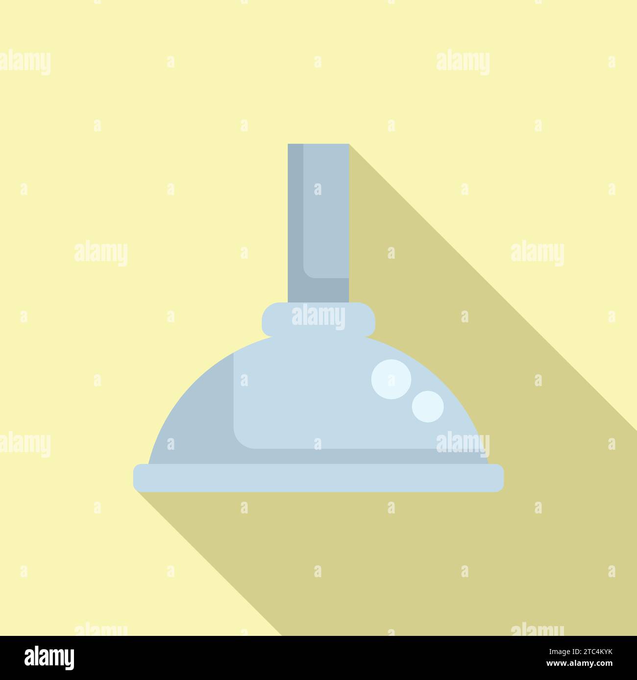 Bathing room icon flat vector. Spray bath wash. Tubing clean object ...