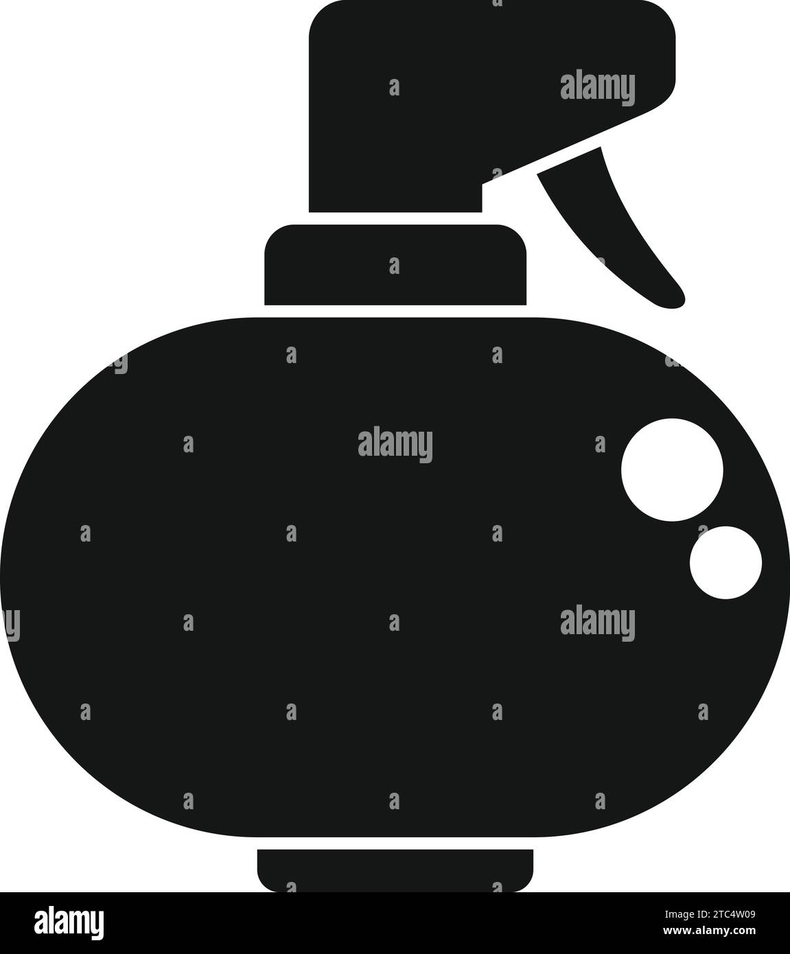 Air nozzle graffiti icon simple vector. Spray bottle. Atomizer hand