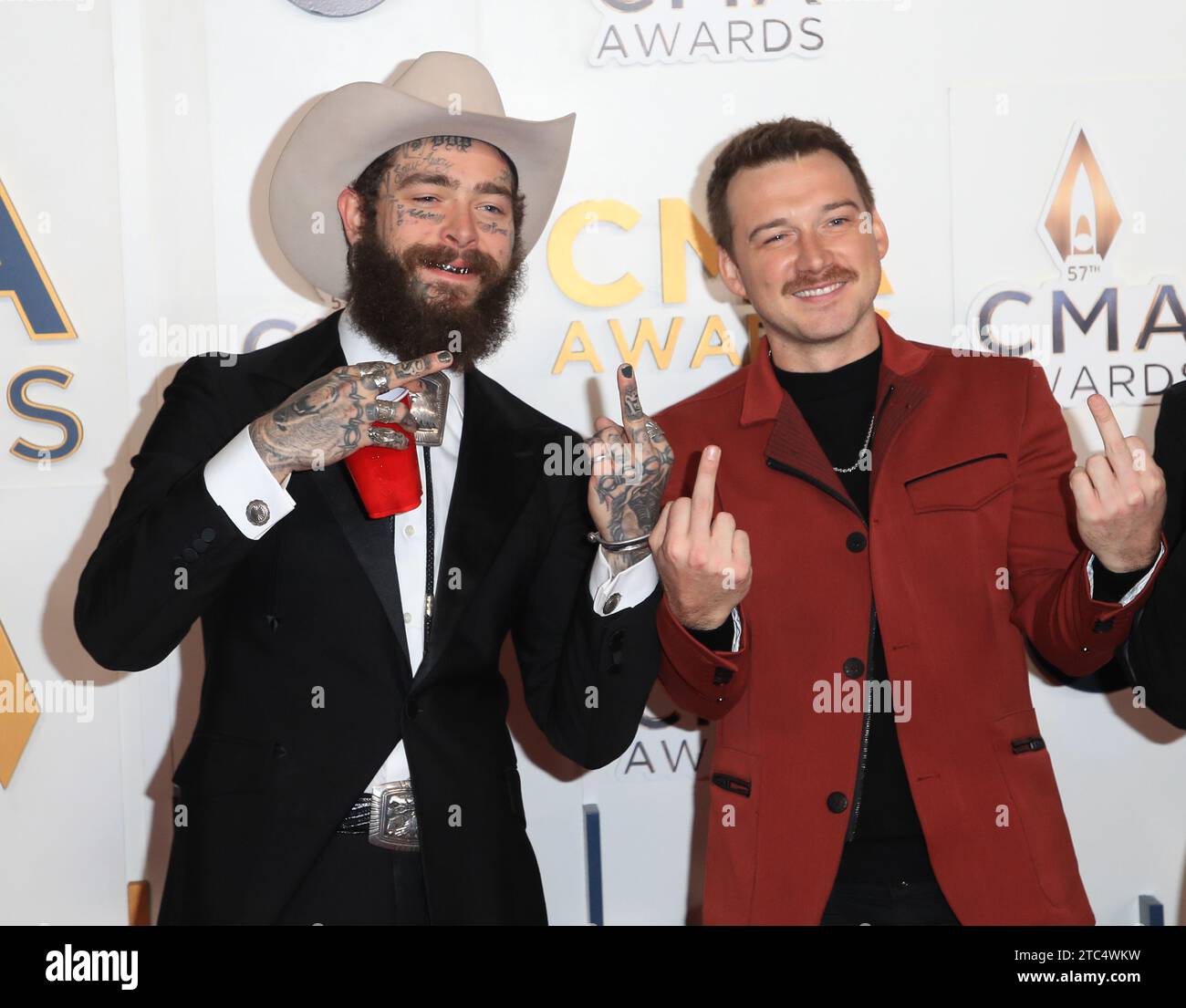 The 2023 CMA Awards at Bridgestone Arena in Nashville Tennessee, Red