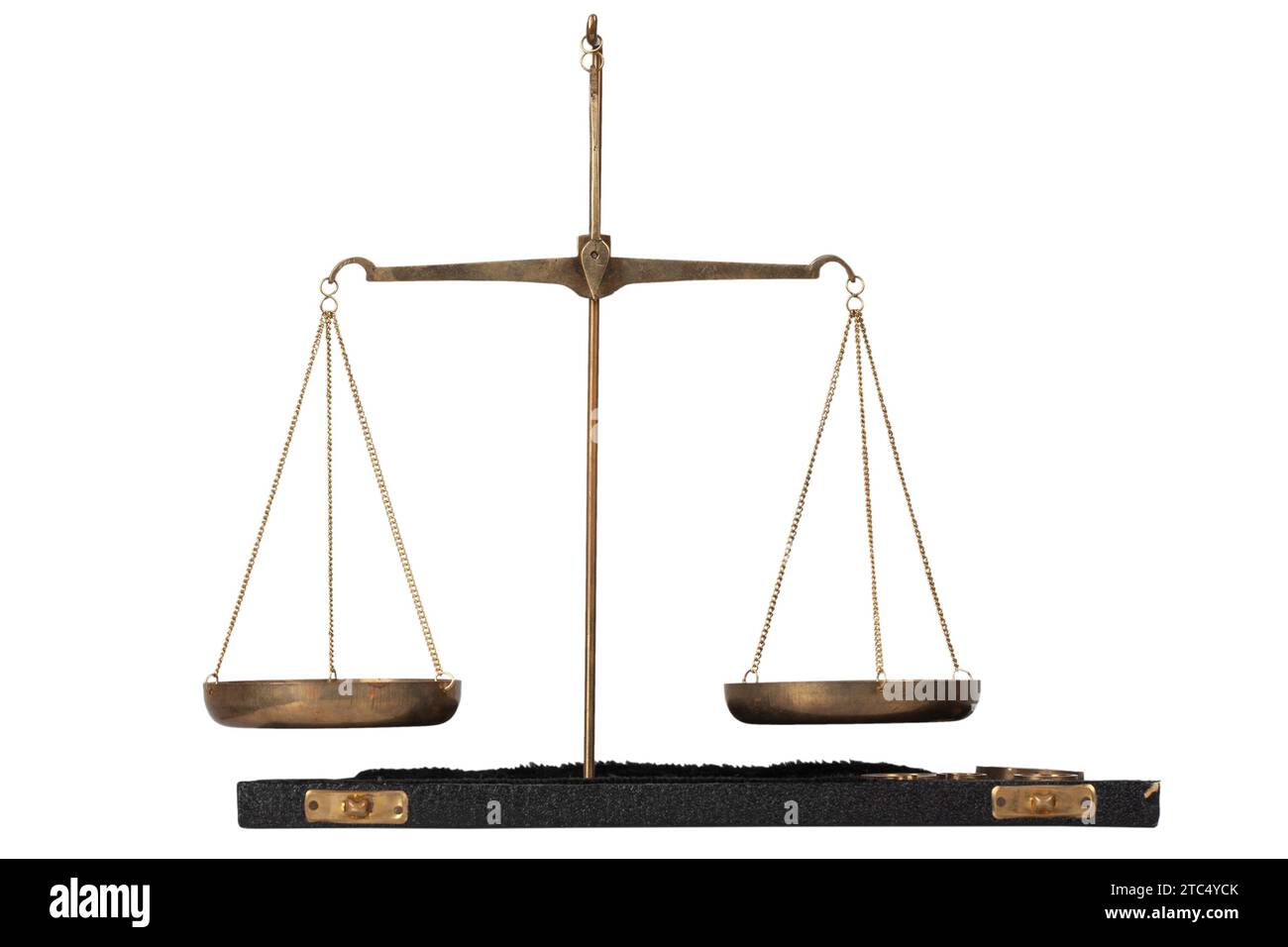 https://c8.alamy.com/comp/2TC4YCK/bronze-traditional-balance-scale-set-with-weights-in-black-box-2TC4YCK.jpg