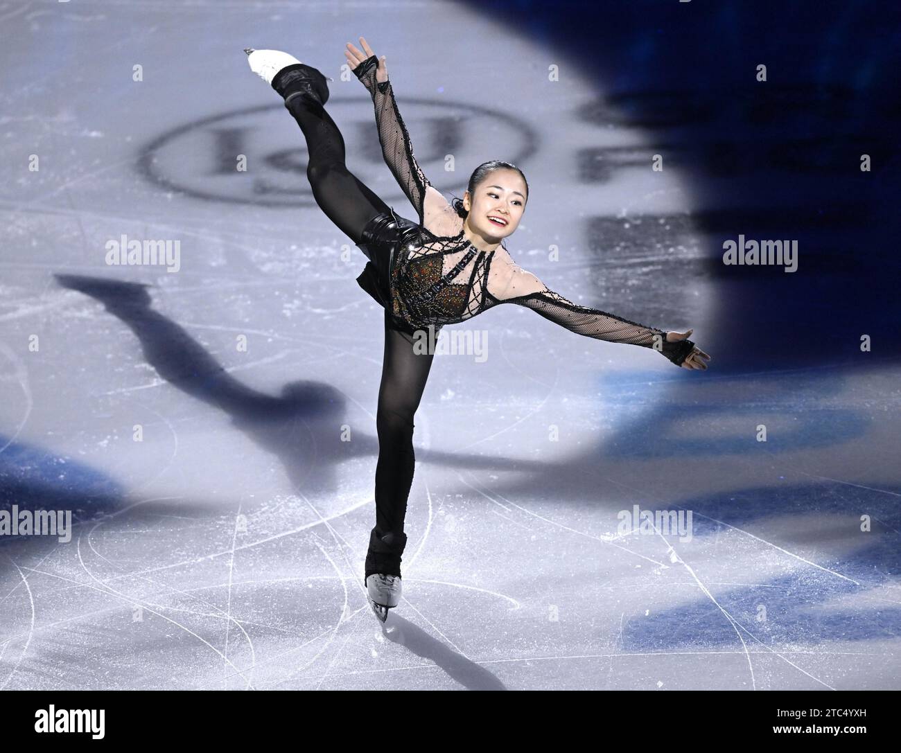 Mao Shimada of Japan performs during the exhibition gala at the Grand