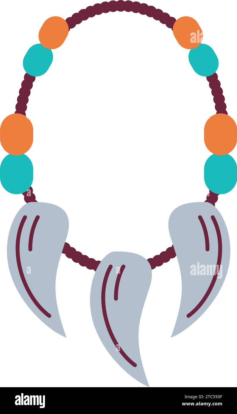 native american necklace Stock Vector Image &amp; Art - Alamy