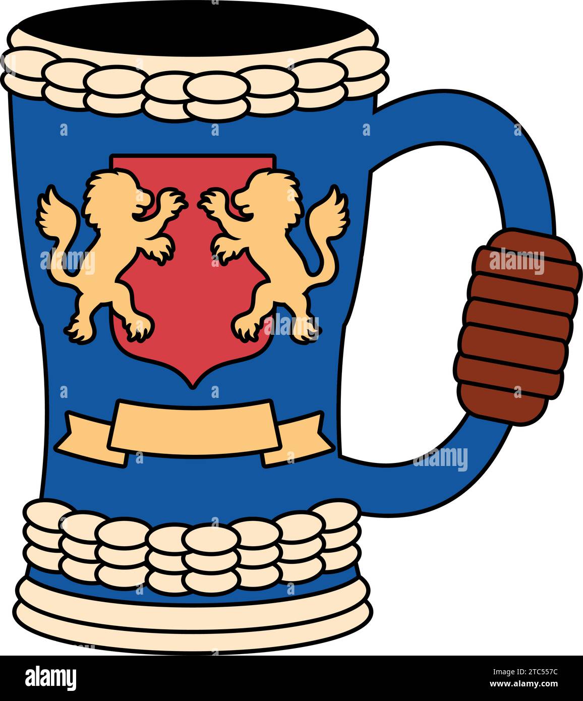 germany beer steins ceramic illustration Stock Vector Image &amp; Art - Alamy