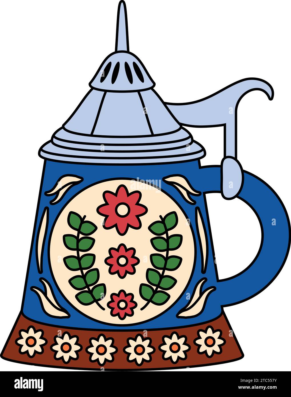 germany beer steins traditional Stock Vector Image & Art Alamy