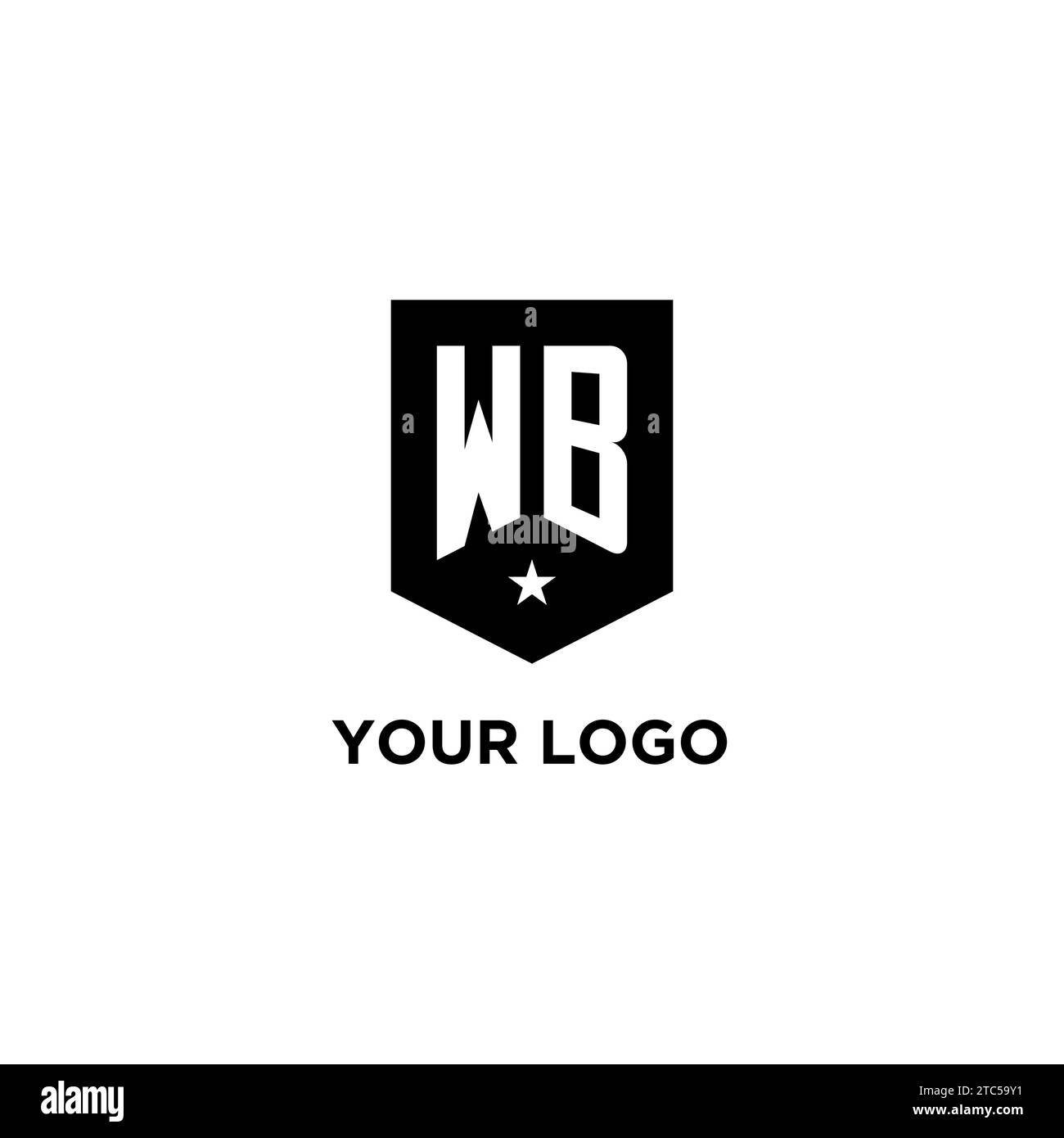 Wb monogram Cut Out Stock Images & Pictures - Alamy
