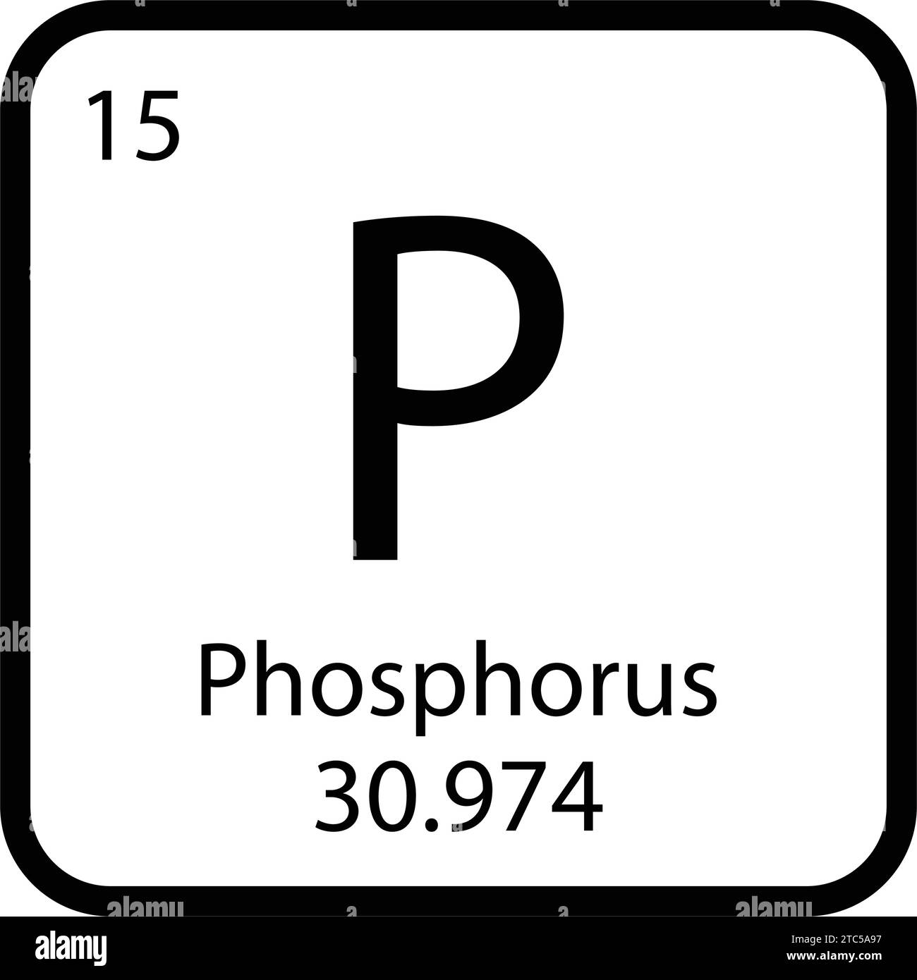 Phosphorus icon vektor illustration design Stock Vector