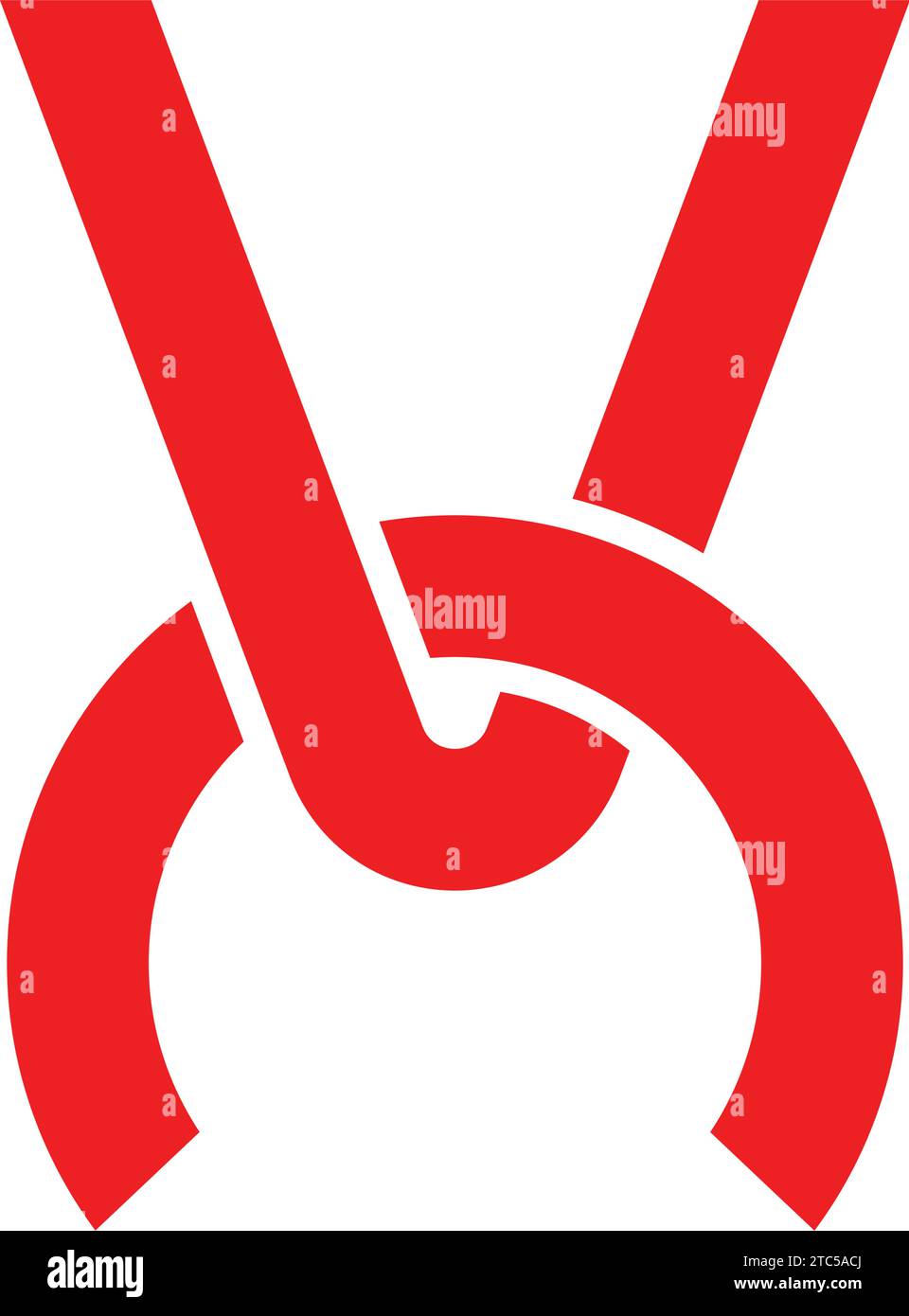vc letter logo vector icon illustration design Stock Vector
