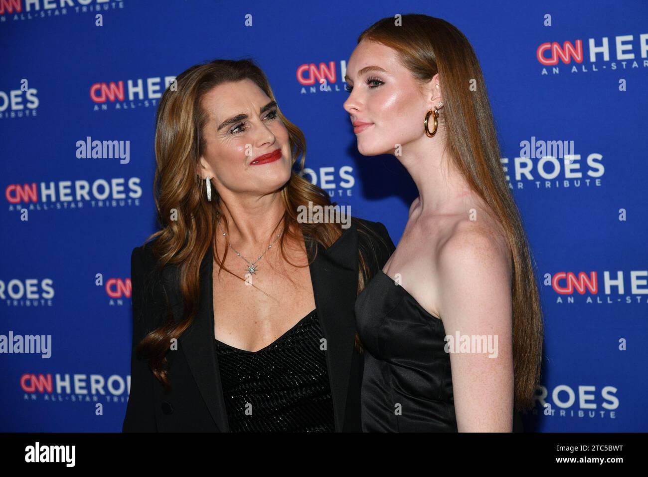 Brooke Shields and Grier Hammond Henchy Stock Photo - Alamy