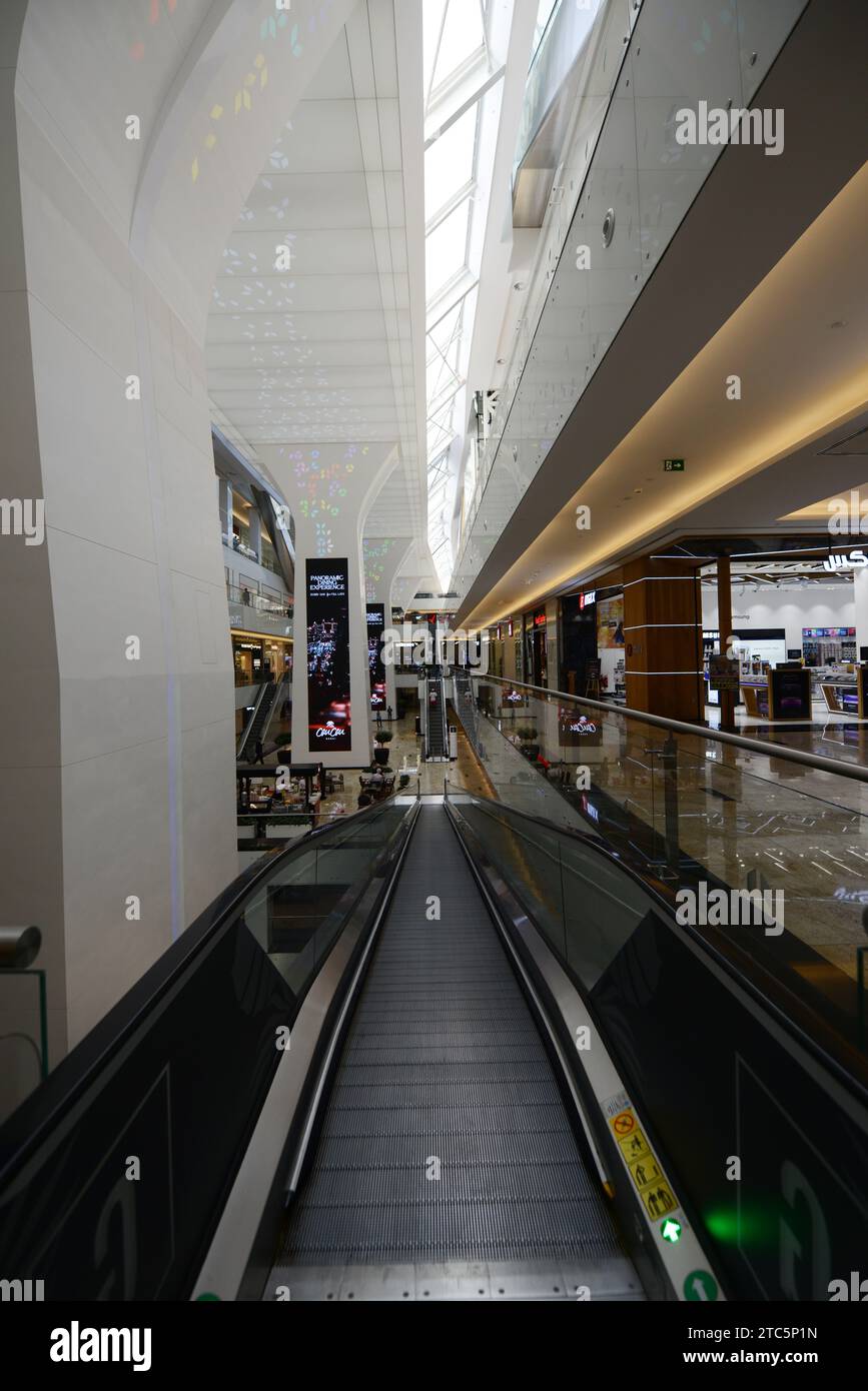 Inside the Nakheel Mall in Dubai, UAE. Stock Photo