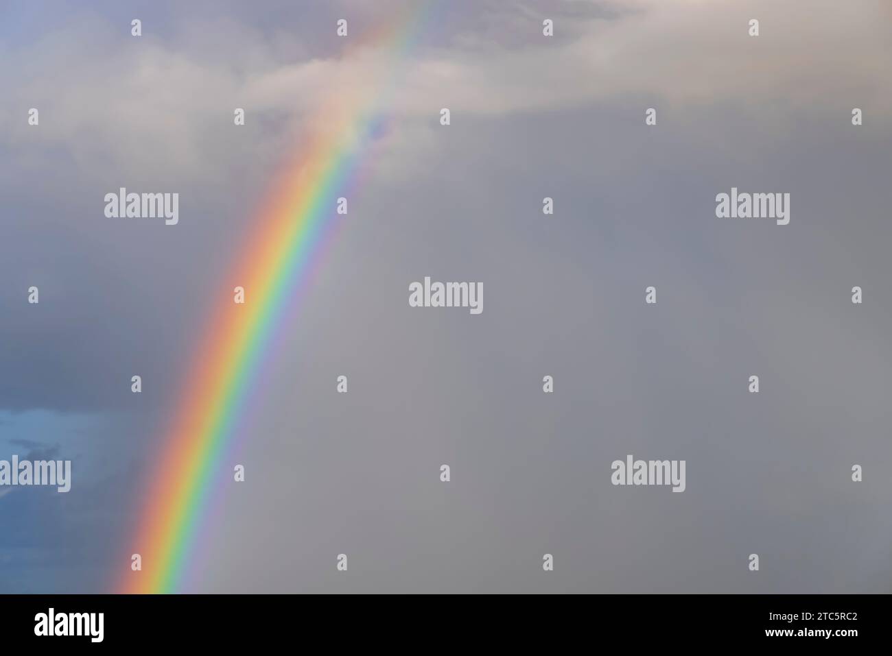 Rainbow after the summer storm Stock Photo - Alamy